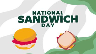 Lezzetli sandviçlerle mutlu sandviç günü