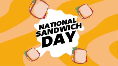 Lezzetli sandviçlerle mutlu sandviç günü