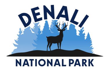 Denali Milli Parkı 'nın güzel manzarası