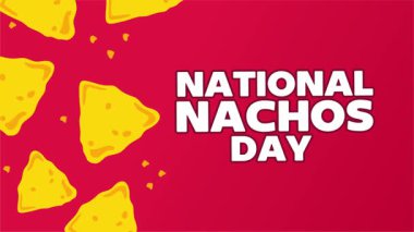 Ulusal Nacho Günü, lezzetli nachhos ile.