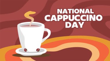 Bir fincan kapuçino ile Ulusal Cappuccino Gününüz kutlu olsun.