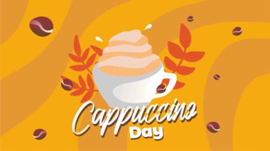 Bir fincan kapuçino ile Ulusal Cappuccino Gününüz kutlu olsun.