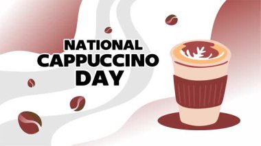 Bir fincan kapuçino ile Ulusal Cappuccino Gününüz kutlu olsun.