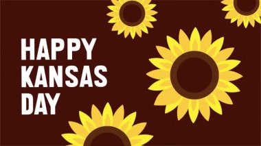 Ayçiçekleriyle mutlu Kansas günleri.