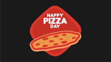 Lezzetli pizzayla ulusal pizza günü
