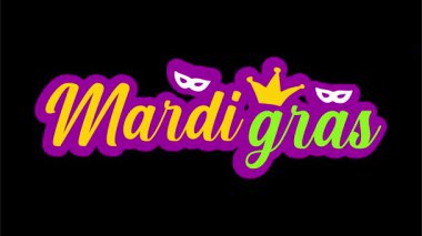 Mardi Gras 'yı maskeyle kutluyoruz.
