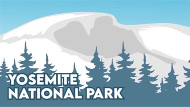 Doğal manzaralı Yosemite Ulusal Parkı