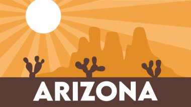 Arizona Eyaleti, güzel doğal manzaralı.