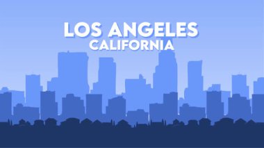 Los Angeles şehir manzarası berrak