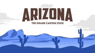 Arizona Eyaleti, güzel doğal manzaralı.