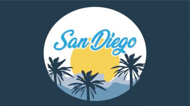 San Diego California Güzel manzaralı