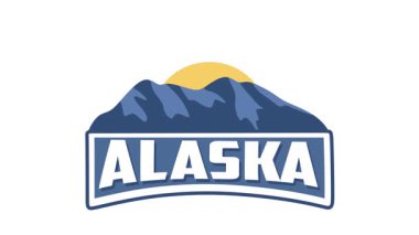 Güzel doğal manzaralı Alaska Eyaleti