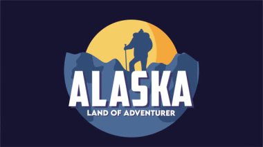 Güzel doğal manzaralı Alaska Eyaleti