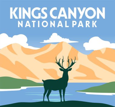 Kings Canyon Milli Parkı Güzel manzaralı