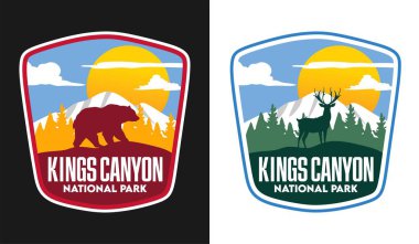 Kings Canyon Milli Parkı Güzel manzaralı