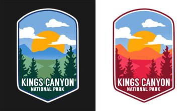 Kings Canyon Milli Parkı Güzel manzaralı