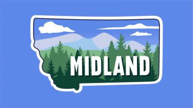 Midland Michigan, güzel doğal manzaralı.