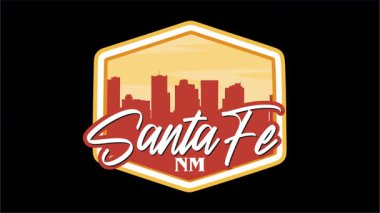 Santa Fe New Mexico 'nun güzel manzarası.