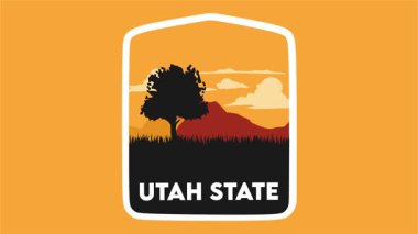 Utah 'ın güzel çöl manzarası