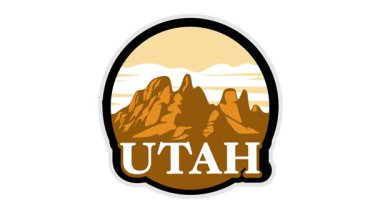 Utah 'ın güzel çöl manzarası