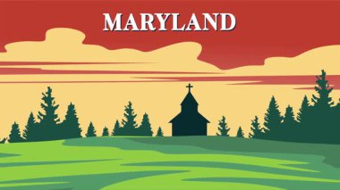 Maryland eyaletinin güzel manzarası