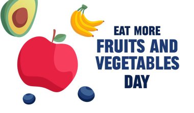 Daha fazla meyve ve sebze yiyin.