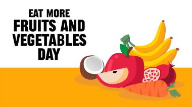 Daha fazla meyve ve sebze yiyin.