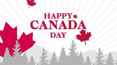 Yaprak silueti olan tüm Kanadalılara mutlu Kanada günleri.
