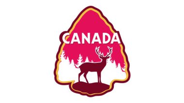 Güzel dağ manzaralı Kanada