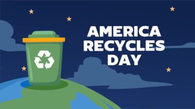 Amerika daha iyi atık geri dönüşümü için Geri Dönüşüm Günü