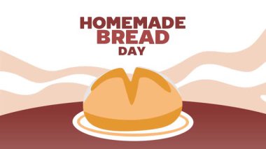 Lezzetli ekmekle ulusal ev yapımı ekmek günü
