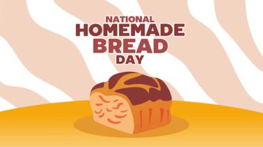 Lezzetli ekmekle ulusal ev yapımı ekmek günü