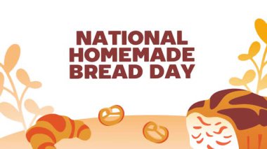 Lezzetli ekmekle ulusal ev yapımı ekmek günü