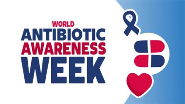 Dünya antibiyotik bilinçlendirme haftası ve birkaç ilaç.
