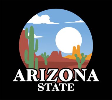Arizona Eyaleti güzel dağ manzaralı