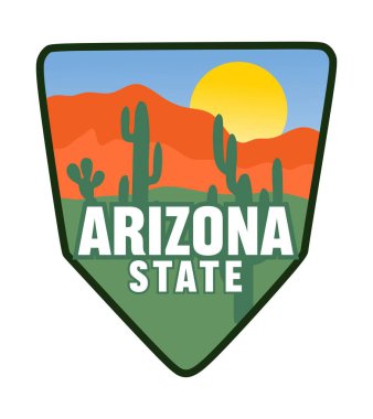 Arizona Eyaleti güzel dağ manzaralı