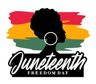 Mutlu Haziran özgürlük günü tüm siyahi toplumlara