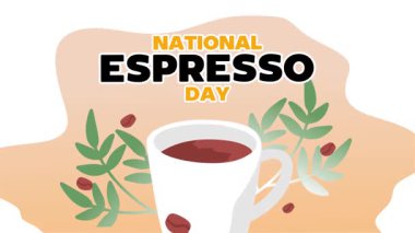Bir fincan espresso eşliğinde Ulusal Espresso Gününüz kutlu olsun.