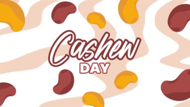 Lezzetli kaju fıstıklı ulusal kaju günü.