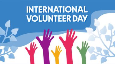 Gönüllü olarak katılan herkese mutlu Uluslararası Gönüllüler Günü.