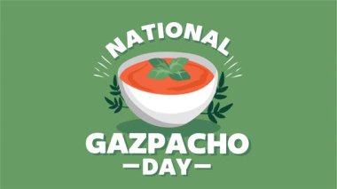 Lezzetli gazpacho ile Ulusal Gazpacho Günü