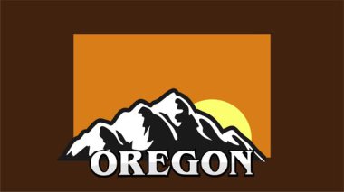 Oregon eyaletinde dağ ve doğa manzarası