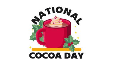 Nefis kakao çikolatalı ulusal kakao günü.