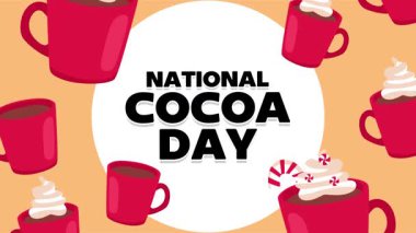 Nefis kakao çikolatalı ulusal kakao günü.