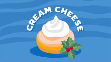 Lezzetli krem peynirli ulusal krem peynir günü