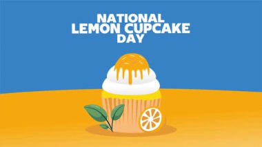 Lezzetli limonlu kekler ile ulusal limonlu kek günü