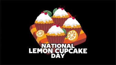 Lezzetli limonlu kekler ile ulusal limonlu kek günü