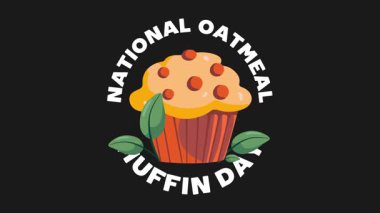 Lezzetli yulaflı çöreklerle ulusal yulaflı kek günü.