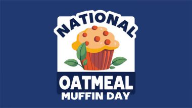 Lezzetli yulaflı çöreklerle ulusal yulaflı kek günü.