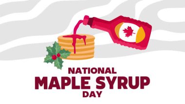 Kanada akçaağaç pekmezi günü için lezzetli akçaağaç pekmezi.